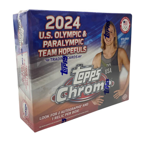 2024 Topps Chrome US Olympic & Paralympic Hopefuls 2 Box - Random Serial #1