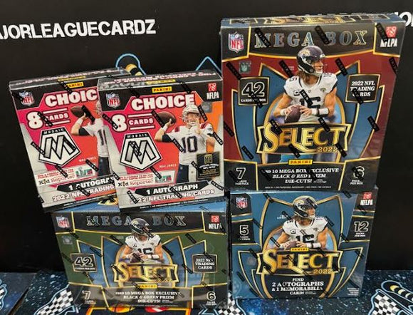 2022 Select Hobby + 2 Mega & 2 Mosaic Choice NFL Mixer - PYT #1 *49ers Random!*