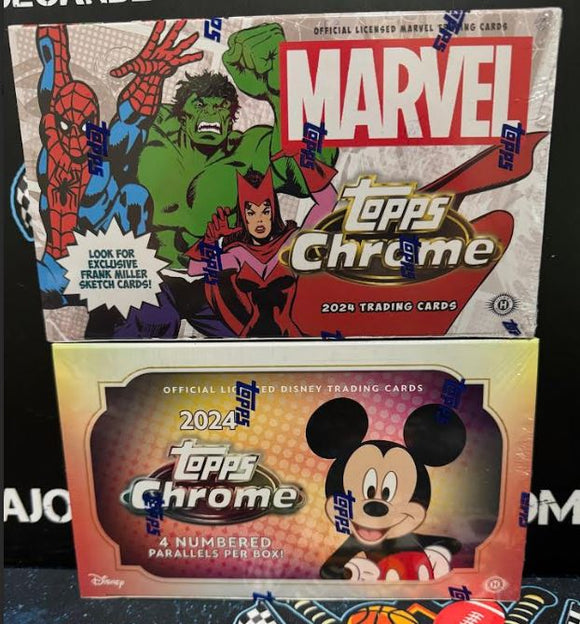 2024 Topps Chrome Disney & Marvel 2 Hobby Box Mixer - Random Letter #1 *READ*