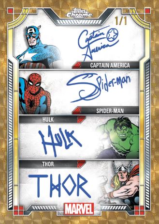 2024 Topps Chrome Marvel 1 Hobby Box - Random Serial #7 *HOT STUFF! FRESH CASE!