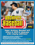 2018 Topps Archives Baseball Hobby Box Personal Break - Ripped & Shipped! - Major League Cardz