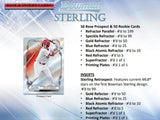 2019 Bowman Sterling Baseball 6 Box Half Case Break PYT #3 - 30 AUTO'S!! - Major League Cardz