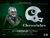 2019 Panini Chronicles Football 1/3 Case (4 Box) - PYT #1 - Major League Cardz