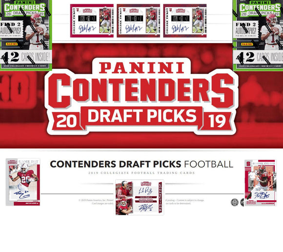 2019 Panini Contenders Draft Picks Football Case Break Double RT #2 - 40 TOTAL AUTO'S! - Major League Cardz