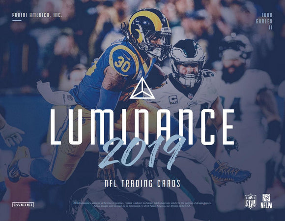 2019 Panini Luminance Football Hobby Box Random Divisions #3 - 4 hits w/ 3 auto's! - Major League Cardz