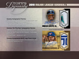 LINE/R-A-Z-Z #2 FOR SPOT IN: 19 Topps Dynasty Baseball 5 Box Case Random Serial Number #1 - Major League Cardz