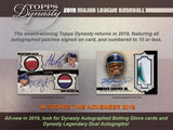 2019 Topps Dynasty Baseball 5 Box Case Random Serial Number #1 (11/6 release) - Major League Cardz