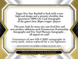 2019 Topps Five Star Baseball 8 Hobby Box Break - PYT #1 - Major League Cardz