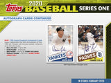 Remaining Balance for Pre-orders: 2020 Topps Series 1 Baseball Hobby 12 Box Case - Major League Cardz