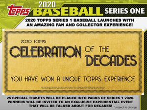 Remaining Balance for Pre-orders: 2020 Topps Series 1 Baseball Hobby 12 Box Case - Major League Cardz