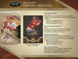 2019 Topps Tier One Baseball 12 box case break - PYT #11 - Major League Cardz