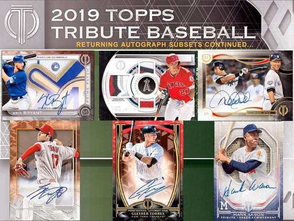 2019 Topps Tribute Baseball Half Case, 3 Hobby Box Break PYT #9 - Major League Cardz