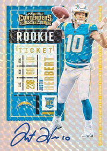 2020 Panini Contenders Football 6 Box Half Case - PYT #5 - Major League Cardz