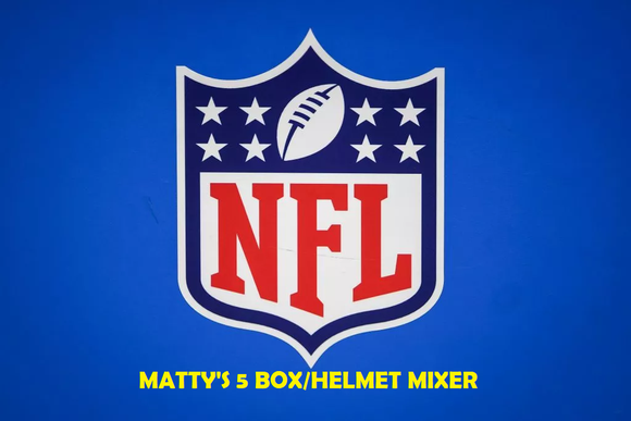 2020 Panini & Gold Rush 5 Box/Authentic FB Helmet Mixer - PYT #1 - Major League Cardz