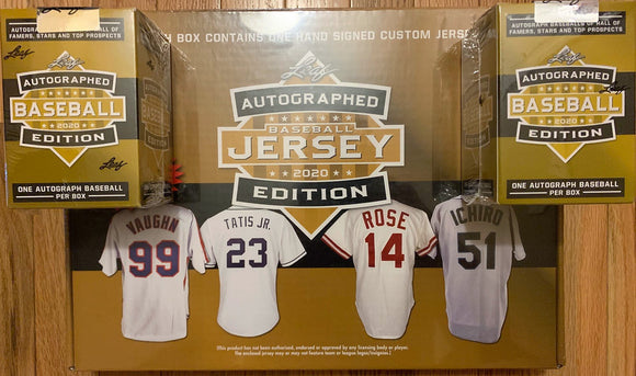 2020 Leaf Autographed Baseball Mixer 1 Jersey & 2 Baseballs - RT #1 - Major League Cardz