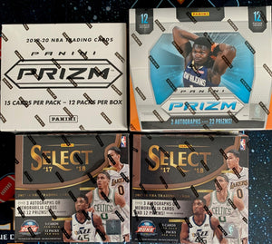 *PROMO* SELECT PRIZM MIXER! Kobe & Zion Hunt: 19-20 Prizm Hobby/Cello & 17-18 SELECT Hobby x2 - RT - Major League Cardz