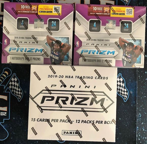 2019-20 Prizm BK 3 Box  - PYT #2 *PELS & GRIZZ RANDOM TO ALL!* - Major League Cardz