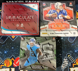 2020 Panini Honors/Spectra/Immaculate FB 3 Box Mix - PYT #1 - Major League Cardz