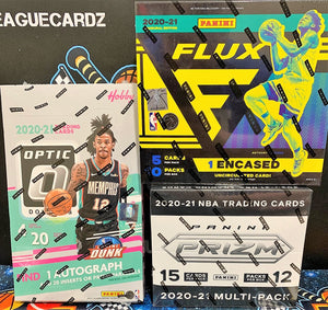 20-21 Panini NBA 3 Box Mixer w/ Optic & Flux Hobby, Prizm Cello - PYT #1 - Major League Cardz