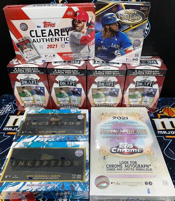 2021 Topps & Leaf 9 Box Baseball Mixer - PYT #1 - Major League Cardz