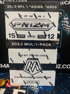 2020 Panini Prizm and Mosaic Cello FB 2 Box Mix - Double RT #1 - Major League Cardz