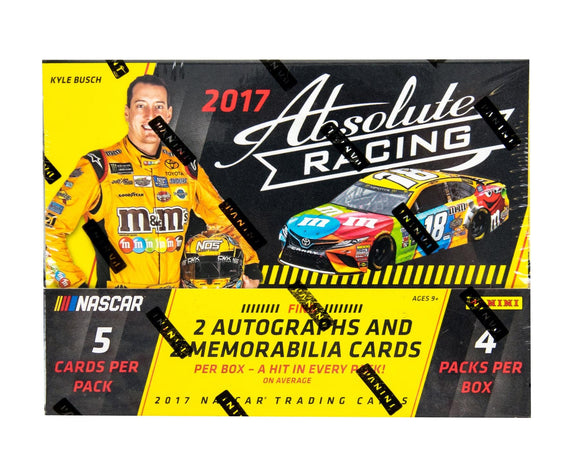 FULL CASE BREAK 2017 Panini Absolute NASCAR Racing - 5 Random, Grouped Drivers - Major League Cardz