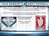 **MINI** FOR O'S/PADRES/A'S IN: 20 Bowman Draft BB JBO 8 Box Case - PYT #18 - Major League Cardz