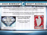 2020 Bowman Draft Baseball Jumbo 8 Box Case - PYT #25 - Major League Cardz