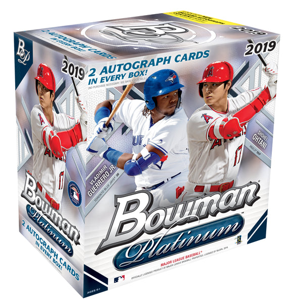 2019 Bowman Platinum Baseball Monster Box x12 - 24 auto's! RT #1 - Major League Cardz