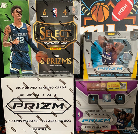 SELECTIZM! 2019-20 BK 4 Box Mixer of SELECT Hybrid & PRIZM - RT #1 - Major League Cardz